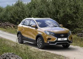 Порог-площадка "Bmw-Style" для Lada X-Ray Cross 2019- (Rival)