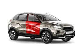 Дверь передняя правая на Лада X-Ray Кросс окрашенная, заводская