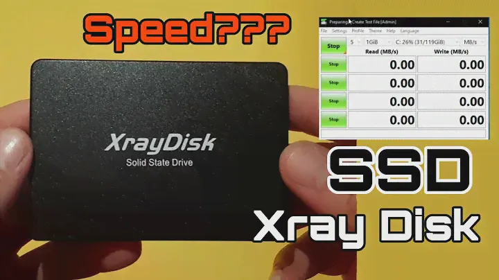 XRayDisk - SSD Speed Unboxing & Review